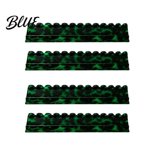 Magnetic Mahjong Pusher 1/4Pcs Rack with Detachable Pusher Scalloped Acrylic Mah Tile Jongg Holder & Set American Accessories Durable