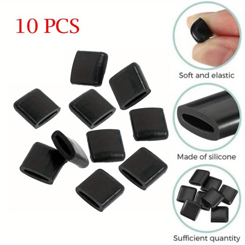10Pcs Air Fryer Rubber Bumpers Black Air Fryer Tray Rubber Replace Parts Scratch Protection Cover Kitchen Cooking Accessories