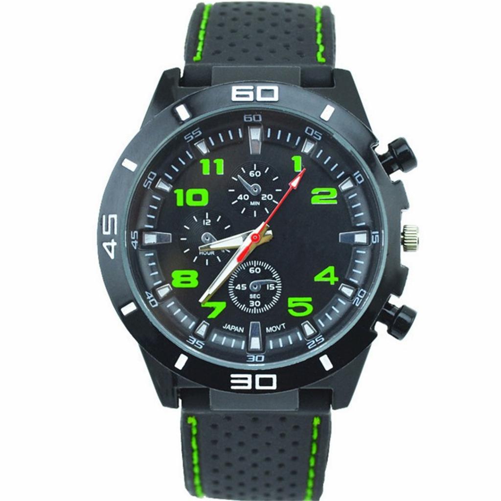 Men's Waterproof Luminous Running Alarm Clock Watch