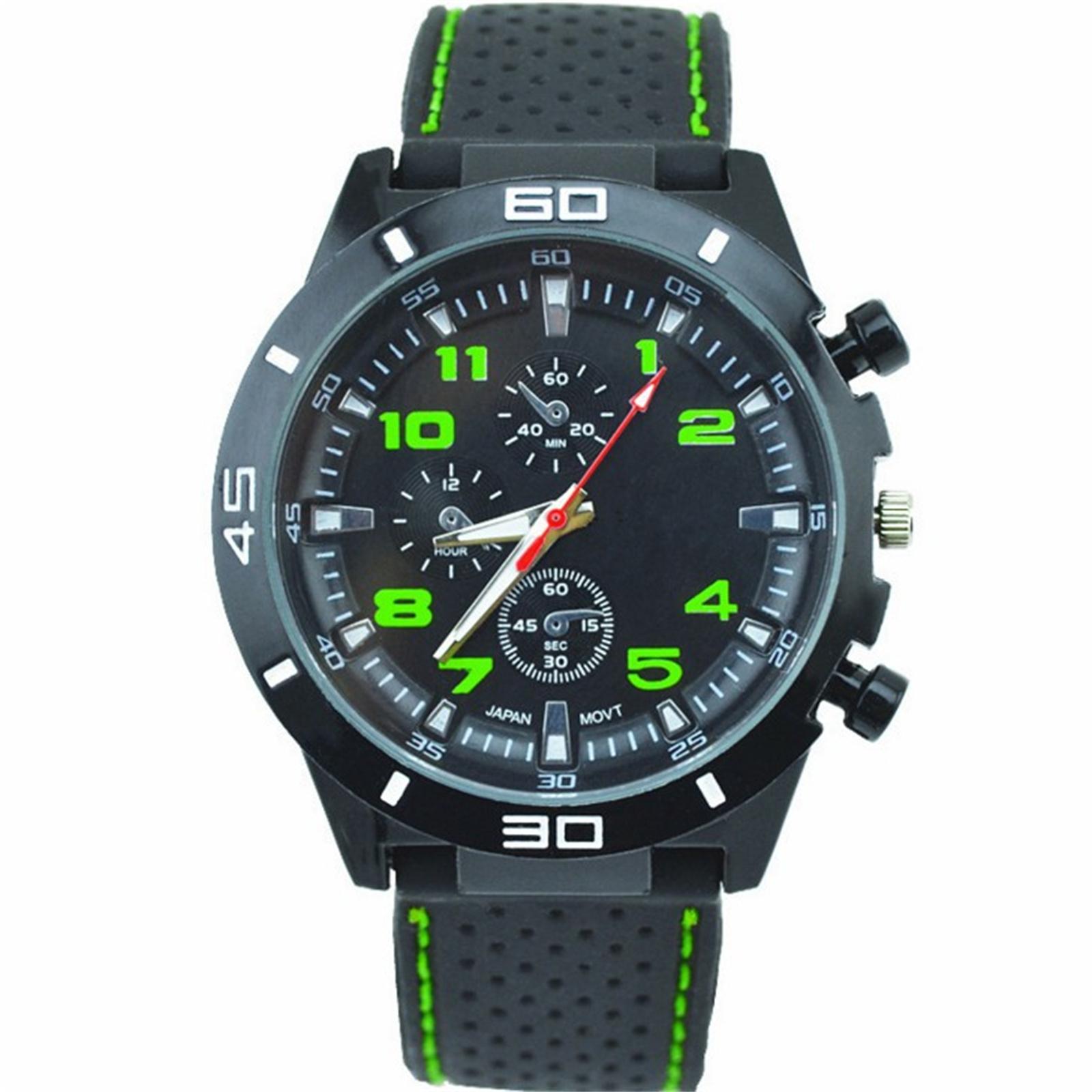 

Мужские водонепроницаемые светящиеся наручные часы-будильник для бега One Size