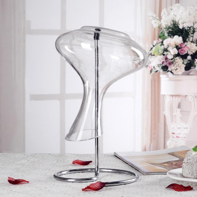 Bottle Cup Dryer Rack Wine Decanter Drying Stand Wine Gift Durable Steel Holder For Cafe Countertop Dining Room Desktop Kitchen