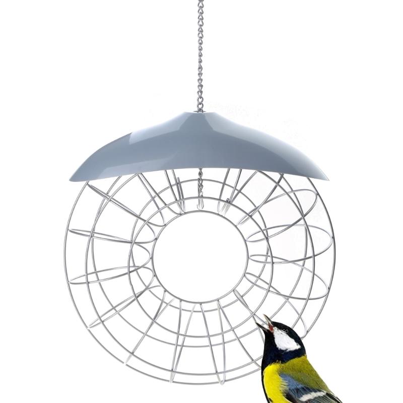 Birds Food Dispenser for Wild Sparrows Garden Grease-Basket Outdoor