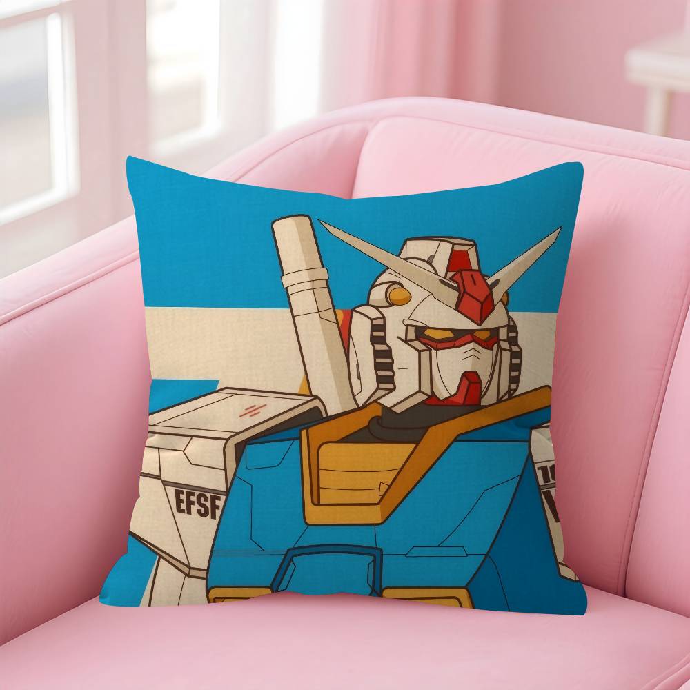 Pillow Cushion Cover Pillowcase Living Room Sofa Home Decor Anime Cool G-G-Gundam Classic