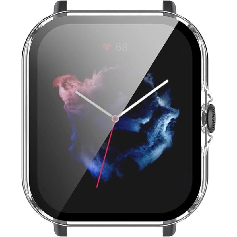 2in1 Case + Tempered Glass for Amazfit GTS 3, Transparent