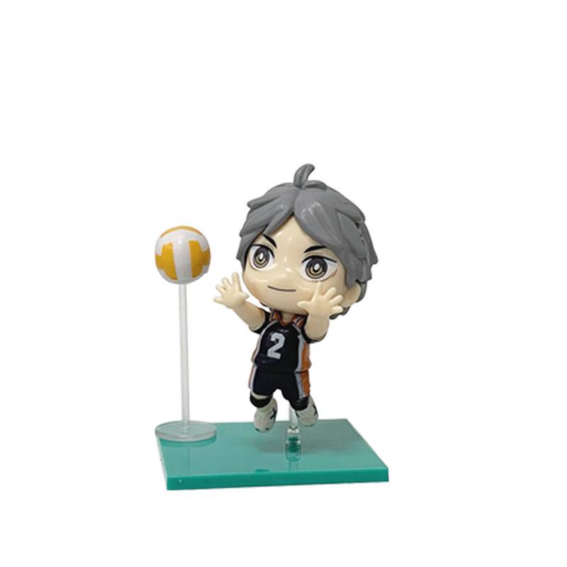 Haikyuu Volleyball Collection Pvc Model Set With Collectible Figurines For Fans
