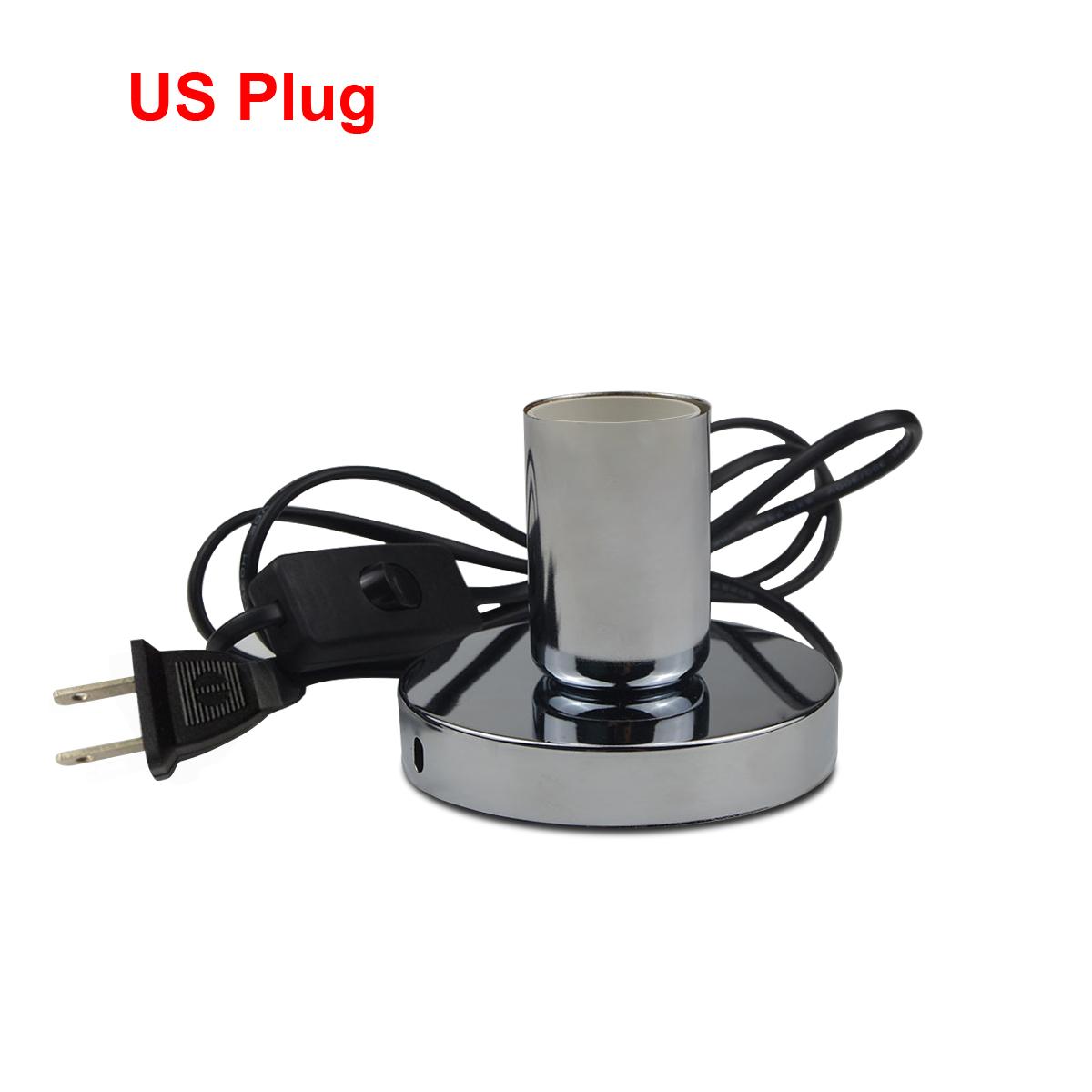 

110 В 220 В цоколь лампы E27 адаптер для держателя светодиодной лампы ЕС и США вилка светодиодная розетка 110V US Plug