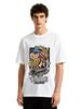 Mens Us Veterans Never Give Up Graphic Tshirt Patriotic Print Casual Short Sleeve Grey Cotton Tee