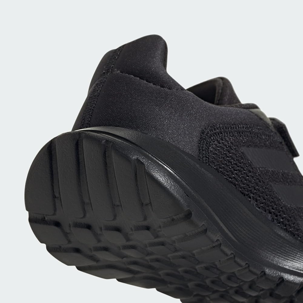 Tênis Adidas Tensaur Run 2.0 Conforto Infantil Meninos Meninas 17-25.5cm Preto Essencial/Cinza Seis 19.0 cm