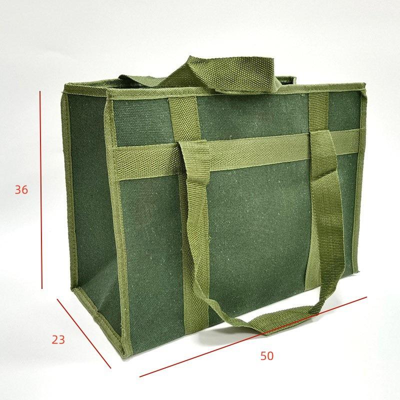 Durable High Strength Tool Bag Water Repellent Canvas Storage Organizer for Truck Trunk Garage Workshop Construction Work