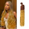 18 Zoll Französisches Locken-Häkelhaar, Vorgedehntes, Sprungkraftvolles Flecht-Haar - Lockige Synthetische Haarverlängerungen für Afrikanische Frauen