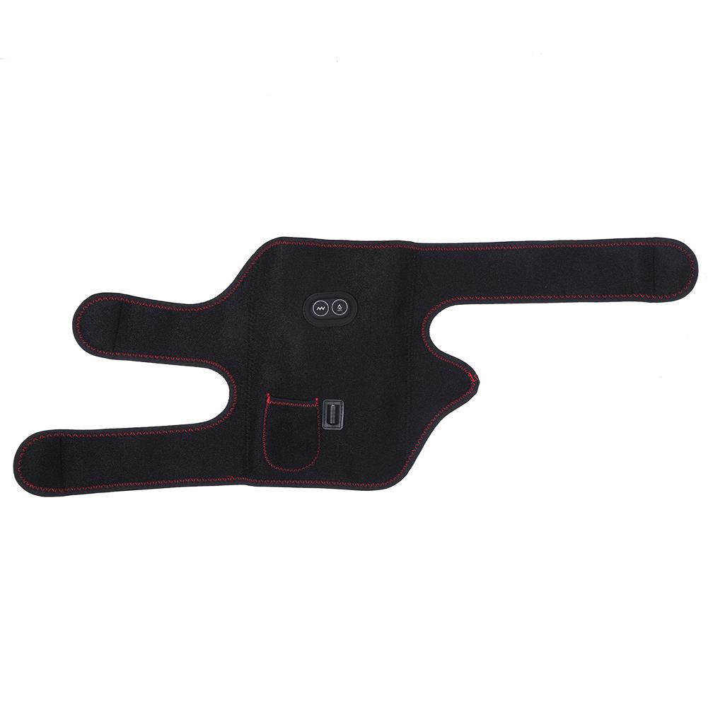 

Электрические нагревательные массажные наколенники Теплые коленные суставы Моксотерапия Облегчение боли в суставах One Size чёрный