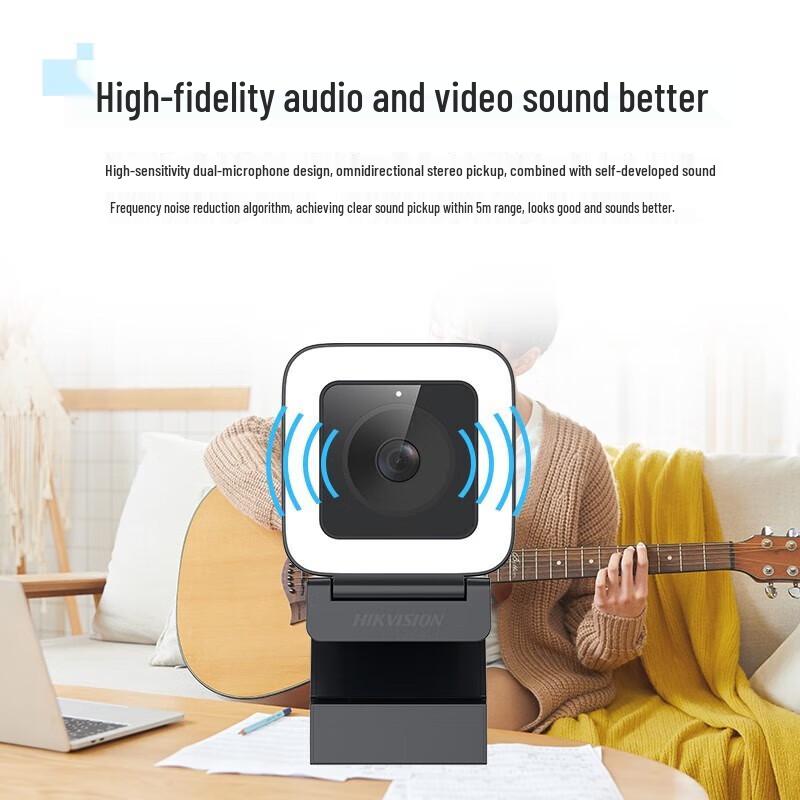 

HIKVISION DS-U24 USB Full HD Wide-Angle Webcam