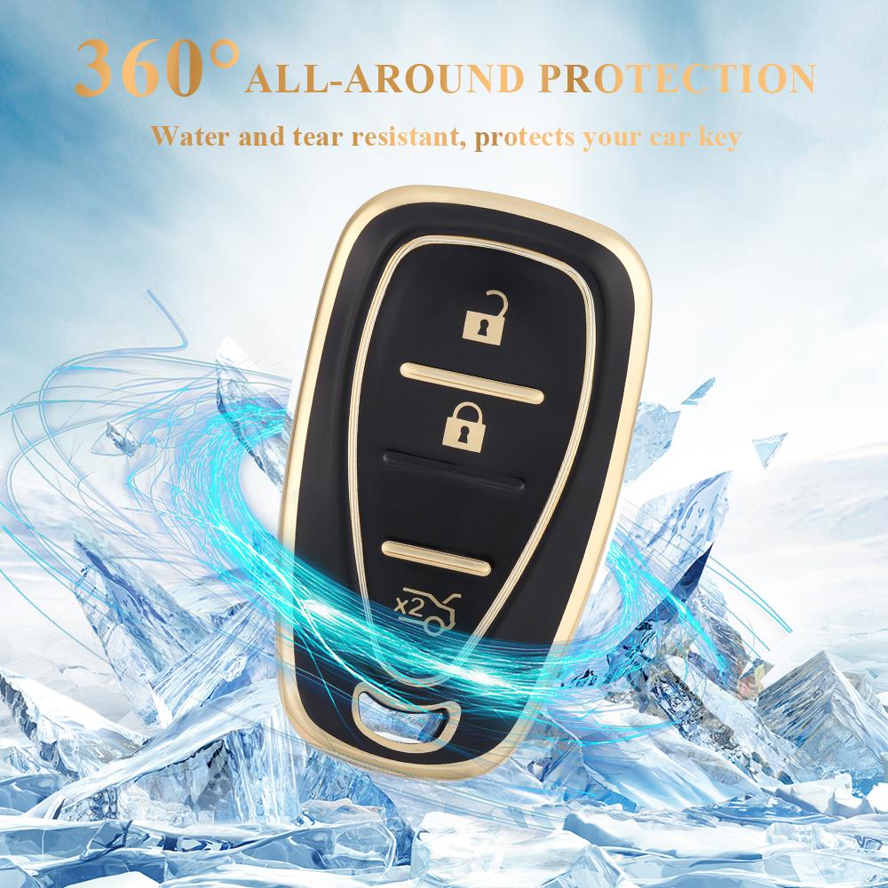 2 3 Button Car Key Cover Case For Chevrolet Onix Equino Orlando Cruze Spark Sonic Camaro Volt Bolt Trax Malibu Blazer Traverse