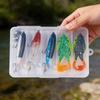 5 pezzi Esca Topwater Popper Elica Topwater Esca Artificiale Hard Crankbait Wobbler Coda Rotante Attrezzatura da Pesca