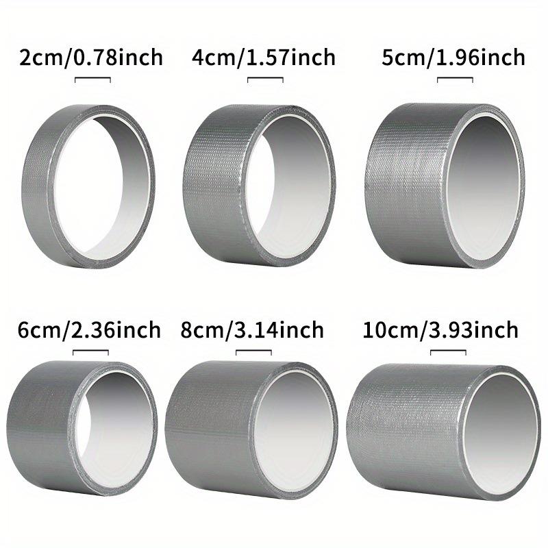 Single-Sided Silver White Cloth Tape with Strong Adhesion for Pipes, Carpets, Floors, and Home Decor.