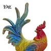 Bauernhaus Dekor Har Hahn Statue, Glücksbringer Ornament, Huhn Realistische Vogel Statue Skulptur für Zuhause Innen Tischplatte Garten Hof Ornament