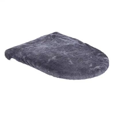 Soft Toilet Lid Cover Washable Dustproof Toilet Lid Protective Sleeves Non-slip Wear Resistant Toilet Dust Cover