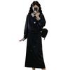 Spring 2026 Plus Size Women's Korean Casual Patchwork Hoodie & Skirt Set