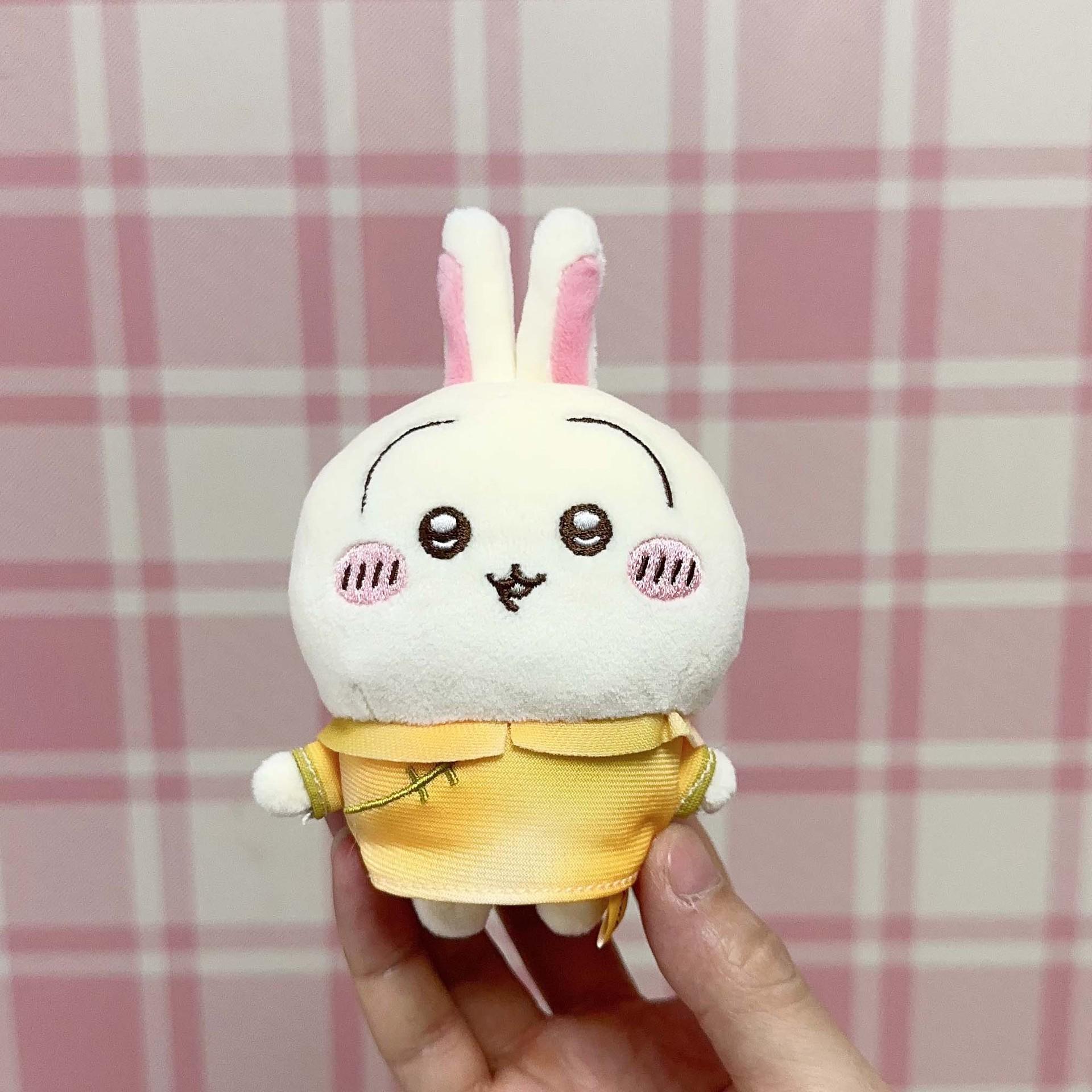 Retro Usacchi Hachi Plush Doll Bag Charm - Cute & Girly Heart Gift 10cm