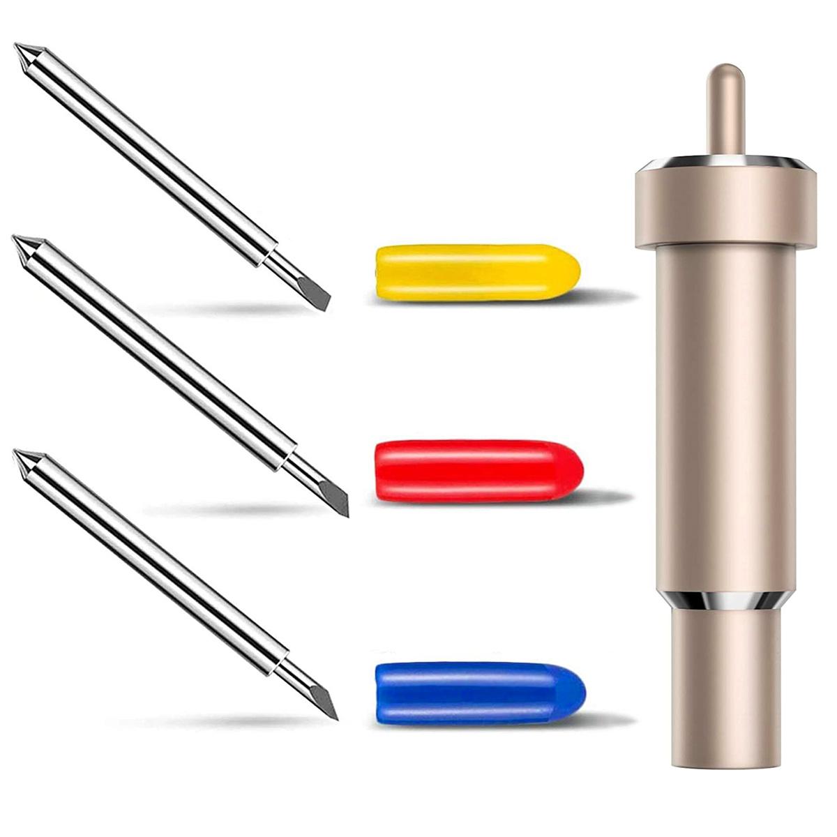 Лезвия для Cricut Explore 3/Air 2/Air/One/ Cricut Maker 3/Maker Прочный корпус 30/45/60 градусов Лезвия для плоттера для резки Cricut золотой