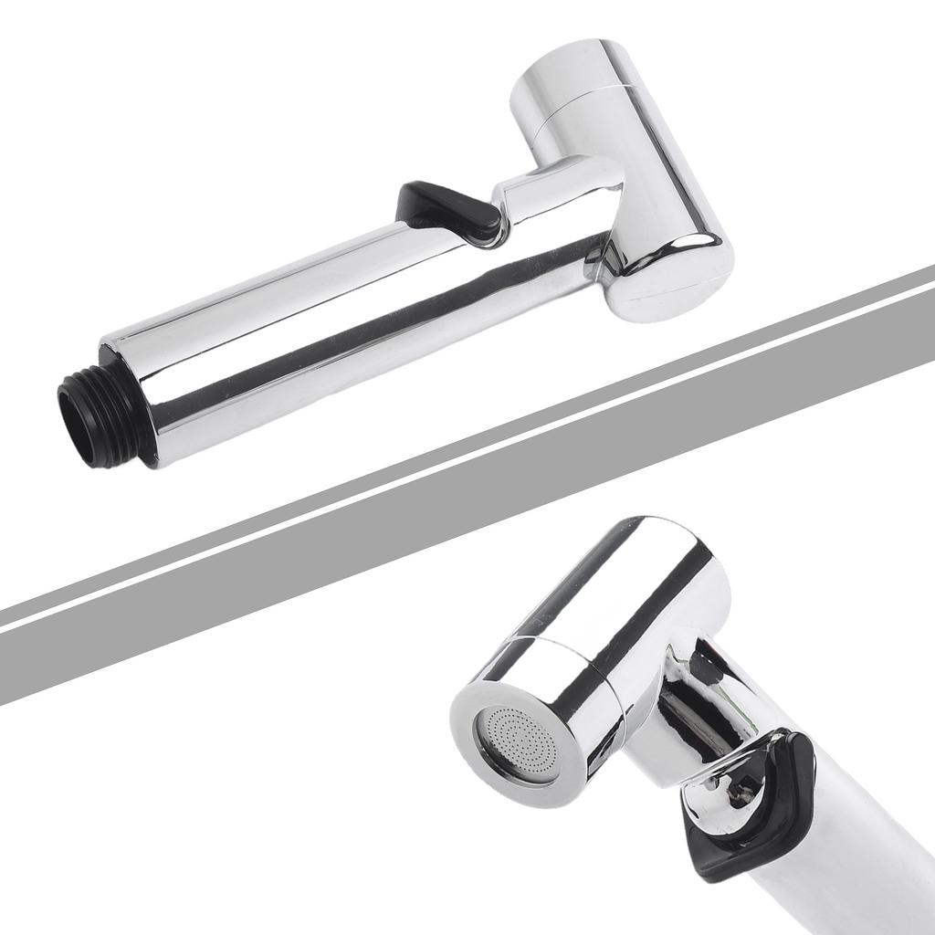 Hygienic Shower Toilet Bidet Sprayer Shower Head Handheld Toilets Bidet Douche Wall-mounted Double Outlet Bathroom Sprayer Parts