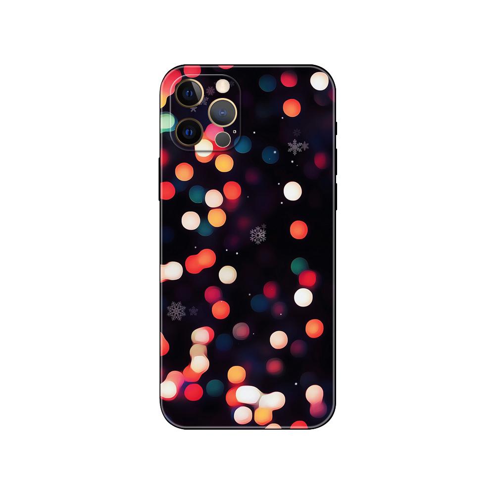 Husă de telefon de iarnă de Anul Nou de Crăciun pentru iphone 5 5s 2020se 6 6s 7 8 plus x 10 XR XS 11 12 13 mini pro MAX husă neagră din tpu