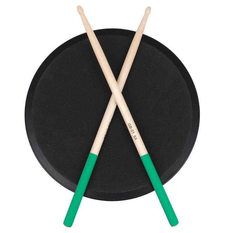 1Pair Nonslip Universals Drumsticks 5A/7A Maple Wood Drumsticks Simple Light Weight Drum Stick for Drummer, Beginner