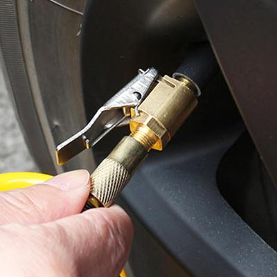 2 Pezzi Mandrini Aria Gomme in Ottone Mandrino Pneumatico a Bloccaggio con Guarnizione in Silicone Attacco Rapido Gomme