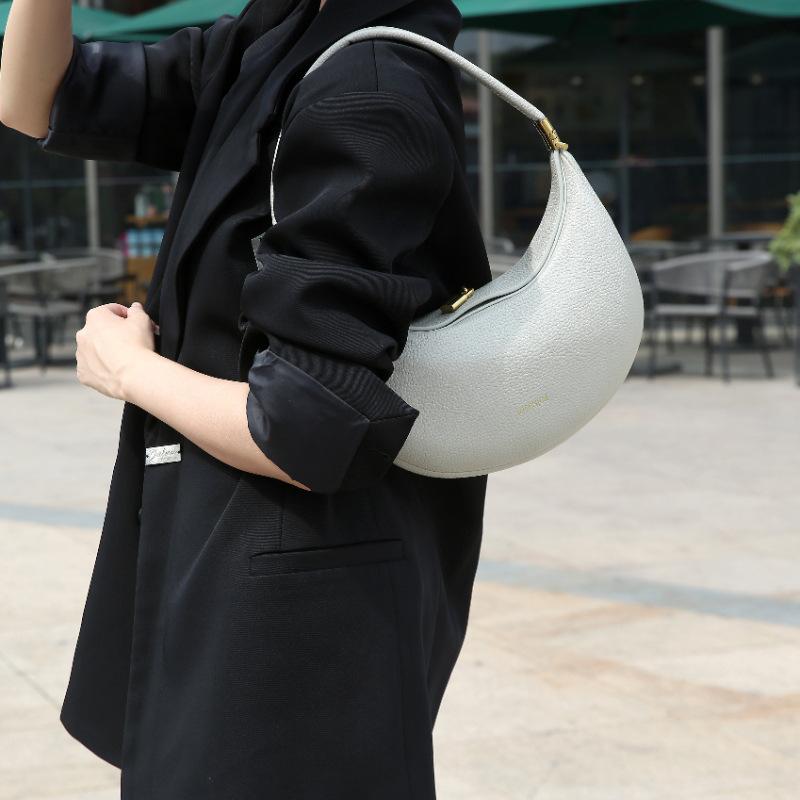 Ladies Carrying Armpit Bags, Commuting Versatile, Medium Size Monthly Curved Bag, Crescent Shaped Single Shoulder Crossbody Bag