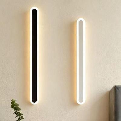 Runde LED-Wandleuchte aus Acryl
