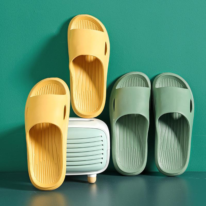 Hausschuhe Damen Sommer Indoor Leise Rutschfest Zuhause Badezimmer Bad Paar Kühlende Hausschuhe Herren