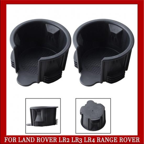 For Range Rover 2013-2017 Sport Center Console Cup Holder Inserts LR087454 Pair