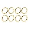 20Pcs Spring O Rings 1.69in Diameter 0.24in Thick Strong Copper Secure Closure Spring Buckles for Purse Bag Jewelry DIY