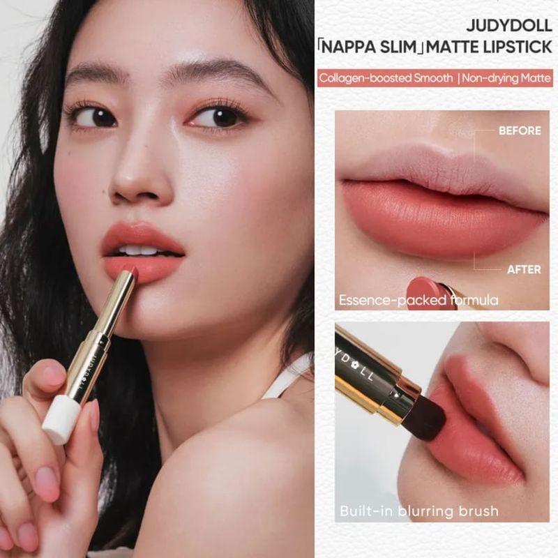 Judydoll - Nappa Slim Matte Lipstick - 5 Colors