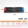 Low voltage switching power supply 12 V100 WLED light box power supply linear track power supply electrical equipment monitoring