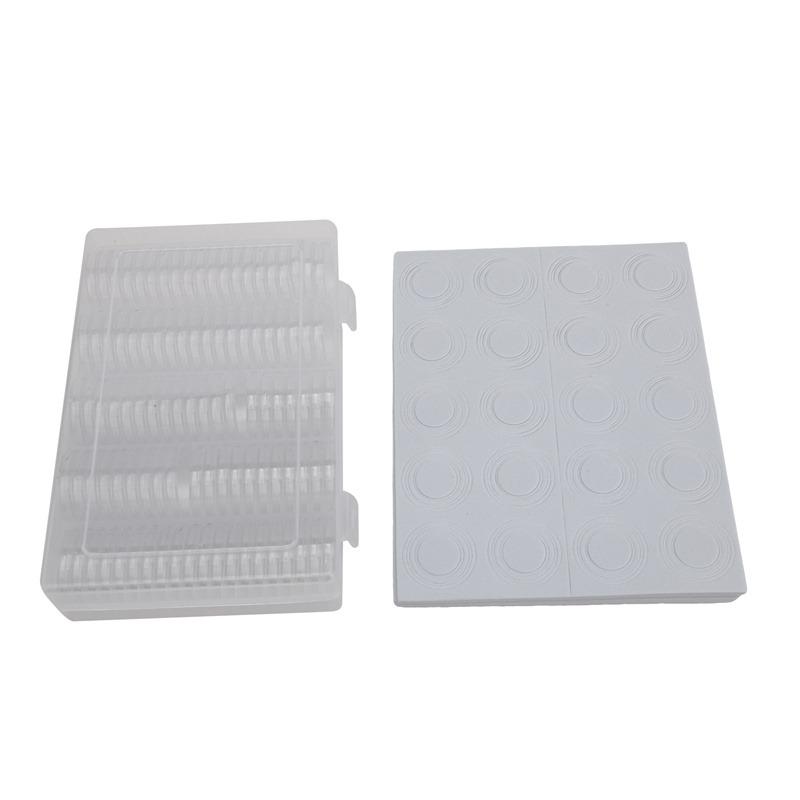 100 Pcs 30mm Coin Capsules 5 Sizes Protect Gasket Coin Holder Case With Plastic Storage Box For Coin Collection Supplies