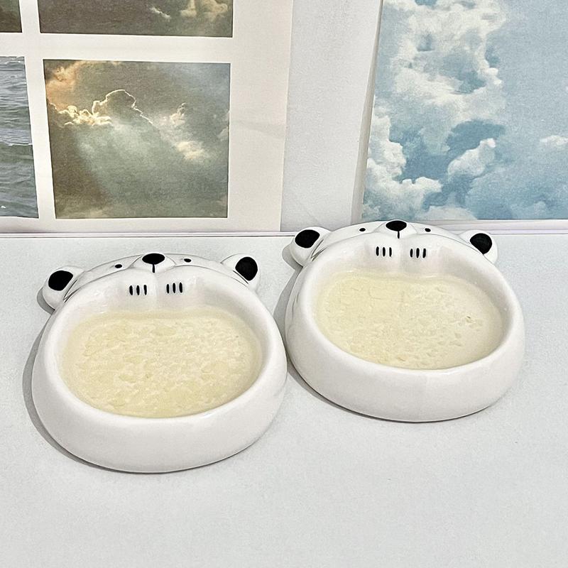 Ceramic Small Flavor Plate, Cute Little Dog Sauce Plate, Butter Small Plate, Mini Sushi Soy Sauce Dipping Bowl