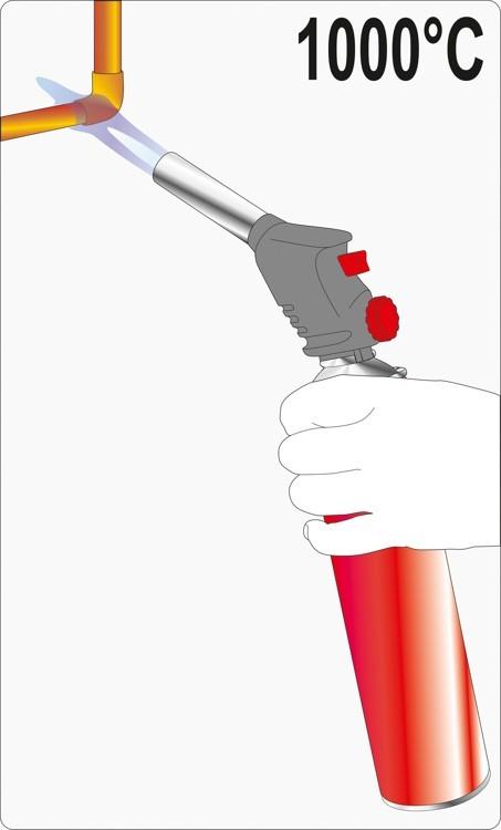 YATO 360° PIEZO GAS SOLDERING TORCH YT-36710