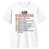 Men's T-Shirt Zodiac Sign Funny Top 10 Rules of Leo Graphic Awesome Pure Cotton Tee Shirt Short Sleeve  T Shirt Round Neck Tops