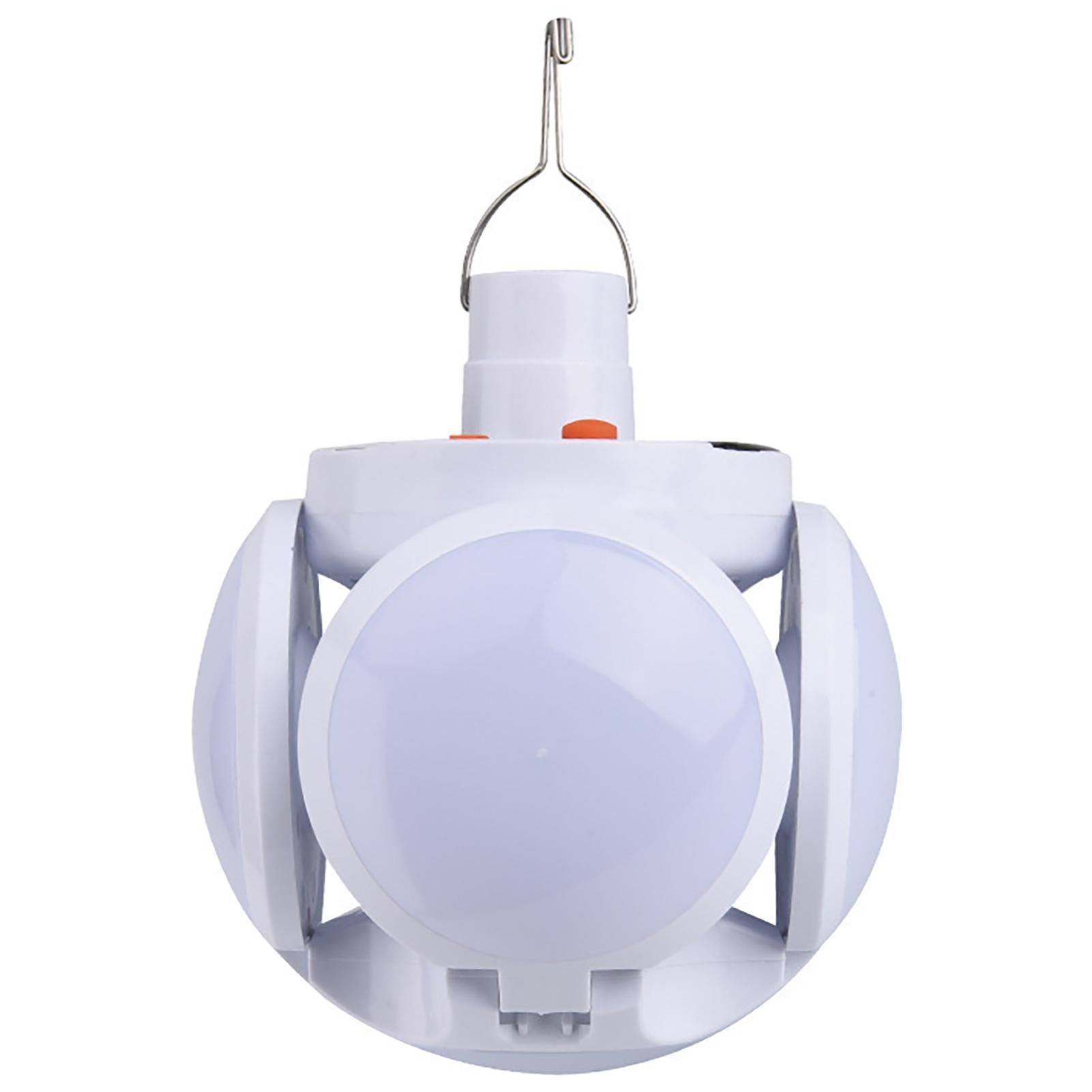 

Солнечная лампа для кемпинга, ночная перезаряжаемая складная лампа для барбекю белый