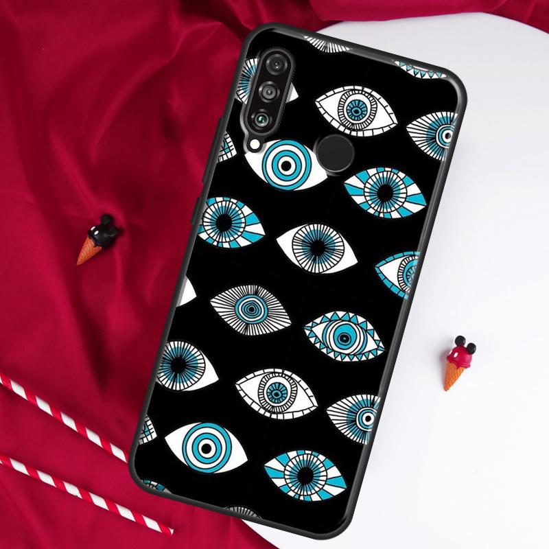 

Чехол с Назар Бонукку (глаз Фатимы) для Huawei Nova Y61 Y70 Y90 Y60 Y72 Y91 12s 12i 11i 7i 8i 9 10 SE P60 Pro P30 P40 Lite Huawei P20 Lite