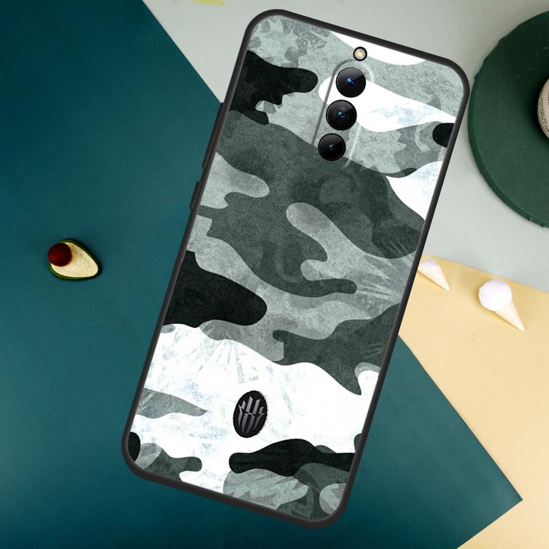 Army Military Camouflage For ZTE Nubia Red Magic 10 Air 8 9 8S 9S 10S Pro Plus 7 6S 7S Pro Red Magic 11 Pro Plus Case