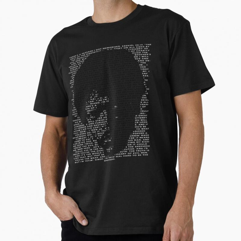 Ezekiel 2517 Pulp Fiction Cult Classic Movie Gift T Shirt for Men Large Size Tops S6xl 100 Cotton Printed Clothes