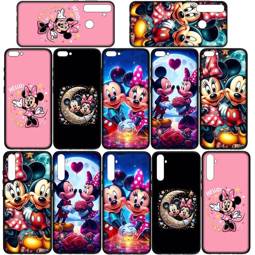 Phone Case for iPhone 17 16 15 Xiaomi Poco F8 F7 X7 X6 M8 C85 C75 C71 Redmi Note 14 13 12 11 Pro Max A4 14C 13C 15C New Mickey Mouse Cute Minnie Cover