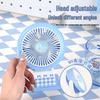 Portable USB Rechargeable Cartoon Fan for Dorms, Offices, and Outdoors