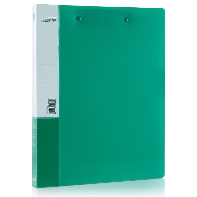 Deli A4 Colorful Double Clip Document Folder