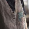 Vest Women's Casual Retro Loose  Sleeveless Vest Waistcoat Vest Jacket