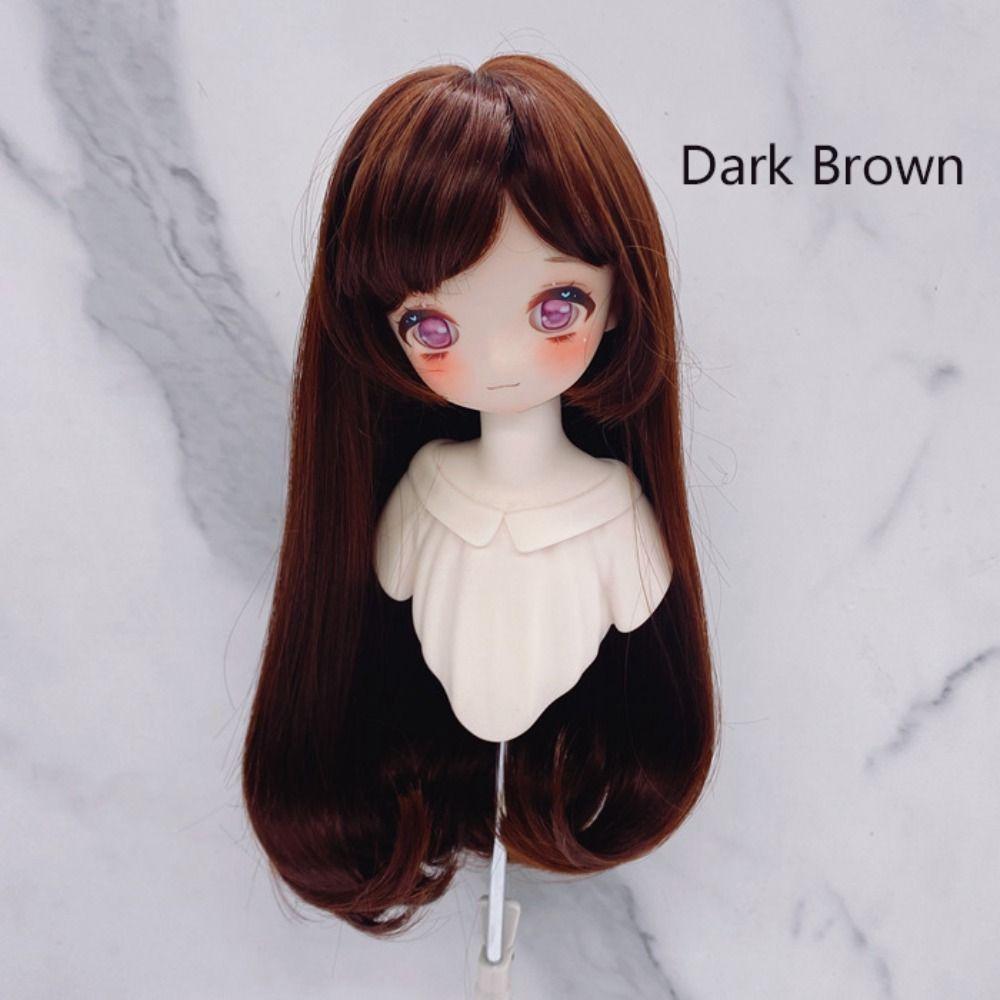High Temperature Fiber Doll Wig Hair for 1/4 1/6 BJD Doll Long Hair DIY Head Accessories  Girls