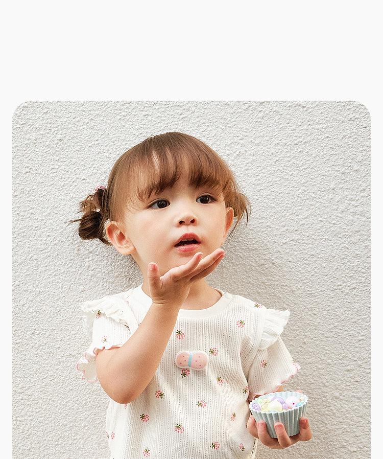 2025 Trendy Baby & Toddler Girl Short-Sleeve T-Shirt - Sweet, Fashionable Spring/Summer Wear