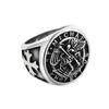 2026 European and American Personalized Retro Cross Men's Jewelry Ring